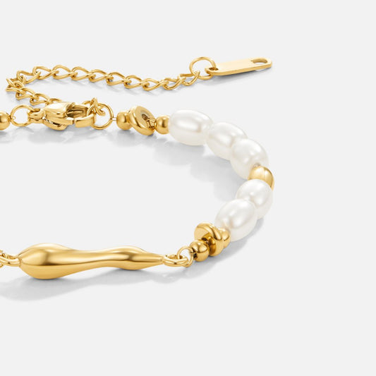 Pulsera de perlas frescas