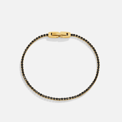 Pulsera Cristal negro medianoche