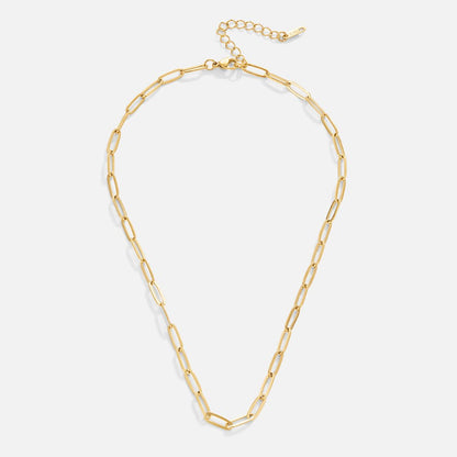 Collar de oro con clips