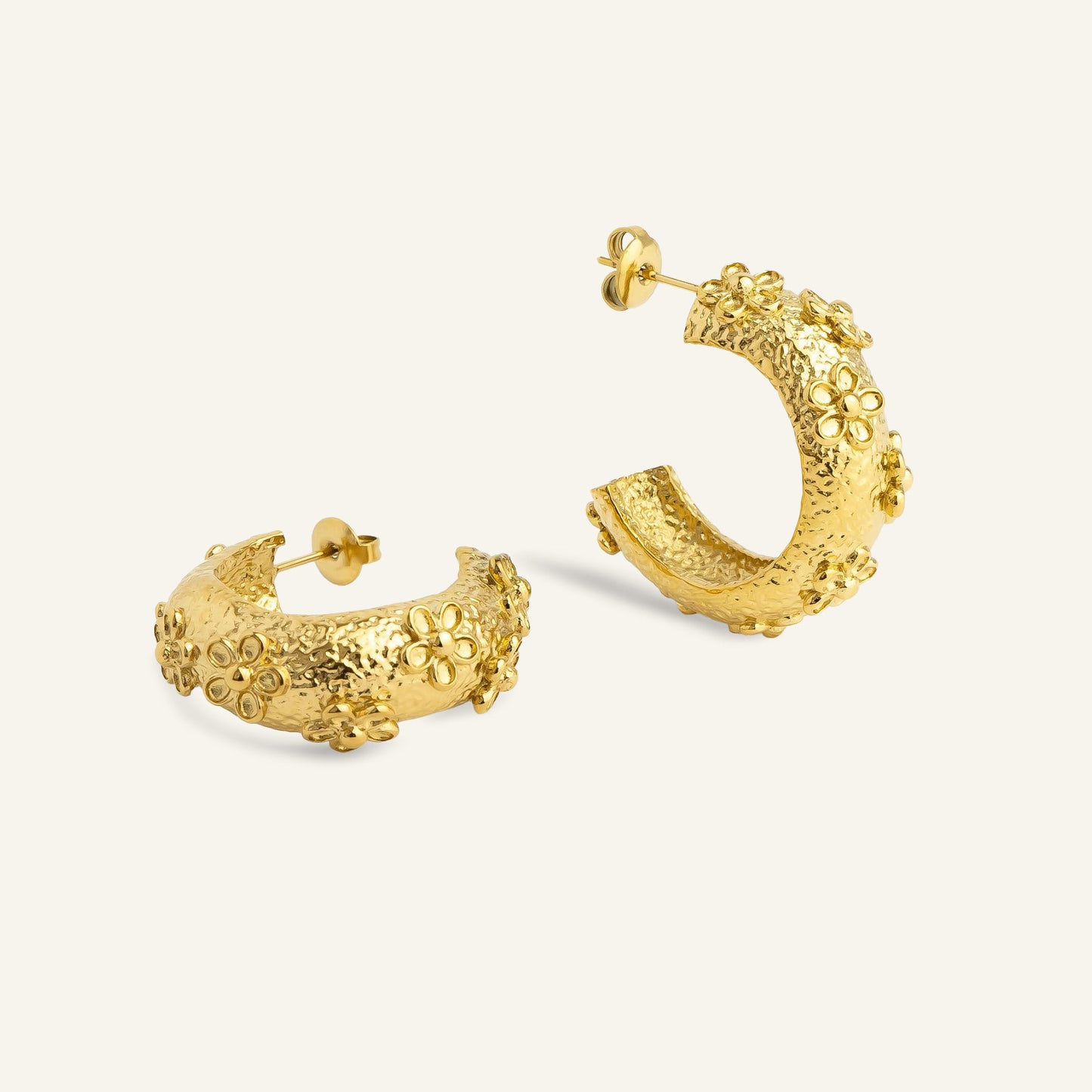 Aros Demi Floréa - Dorado