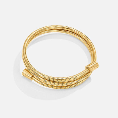 Pulsera de oro trenzado