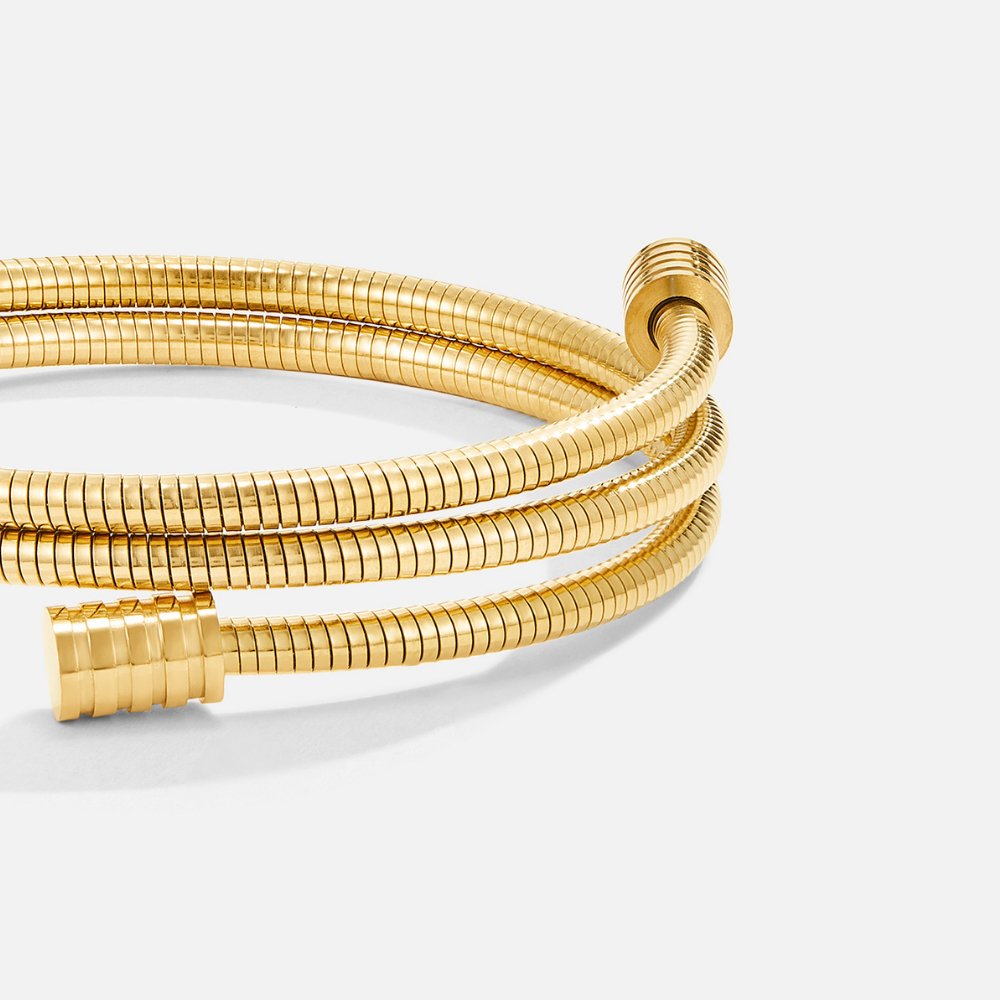 Pulsera de oro trenzado