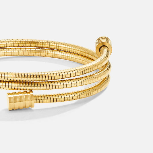 Pulsera de oro trenzado