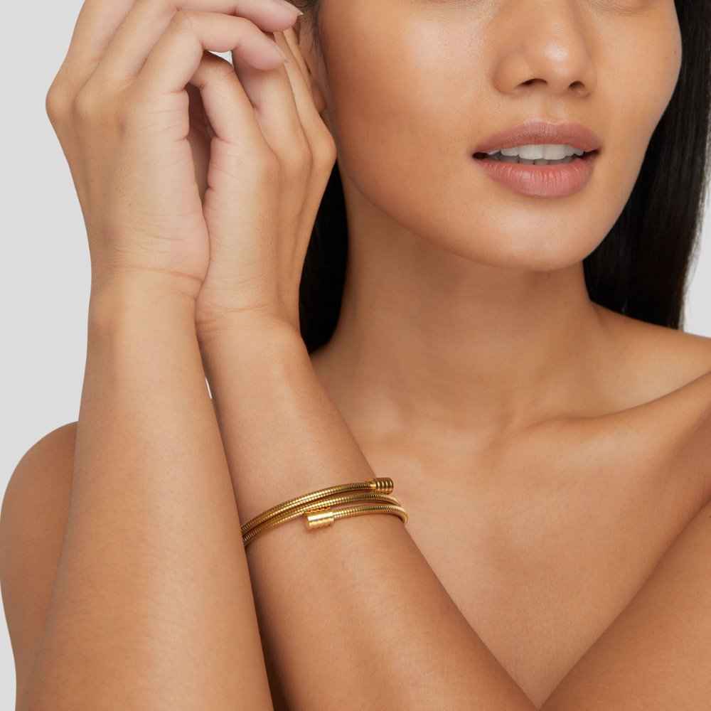 Pulsera de oro trenzado